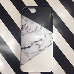 Geometric B&W Marble IPhone 6,7, or 8 Plus